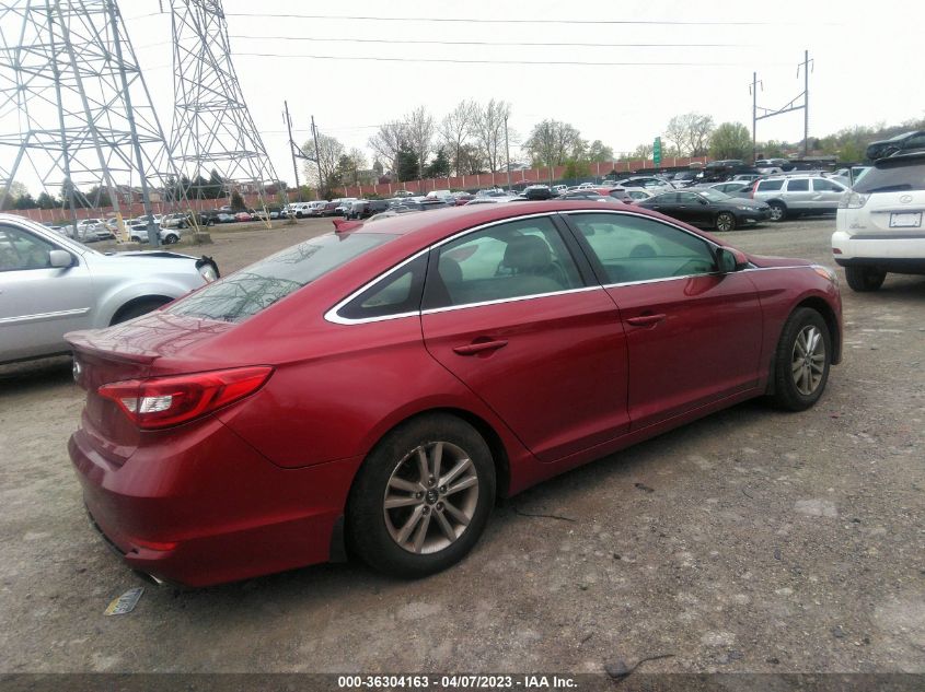 2015 HYUNDAI SONATA 2.4L SE - 5NPE24AF0FH230806