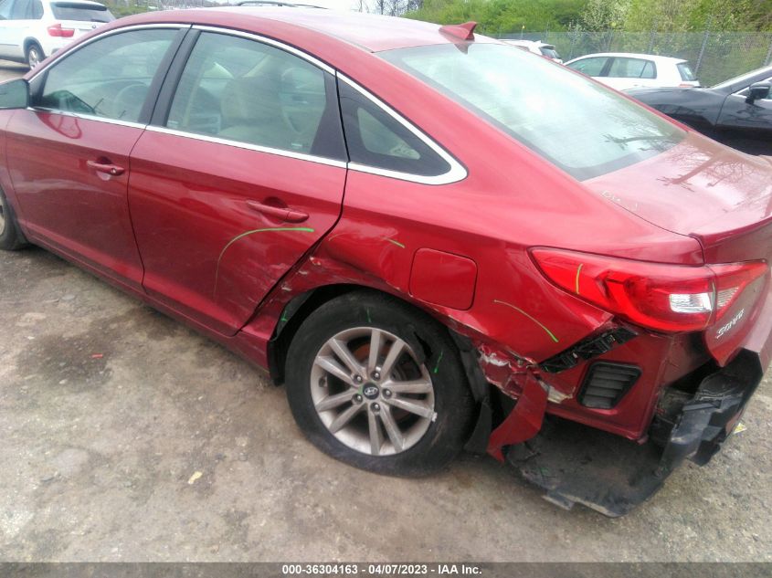 2015 HYUNDAI SONATA 2.4L SE - 5NPE24AF0FH230806