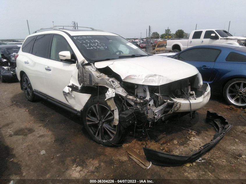 2017 NISSAN PATHFINDER PLATINUM - 5N1DR2MN9HC651884