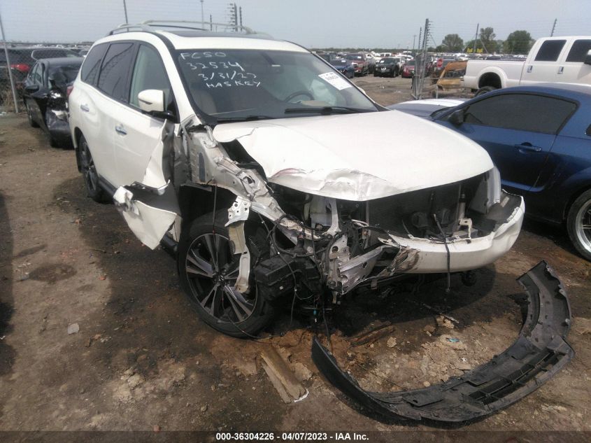 2017 NISSAN PATHFINDER PLATINUM - 5N1DR2MN9HC651884
