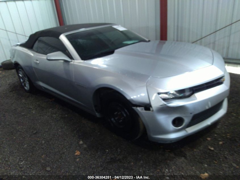 2015 CHEVROLET CAMARO LT - 2G1FD3D34F9151886