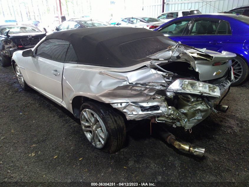 2015 CHEVROLET CAMARO LT - 2G1FD3D34F9151886