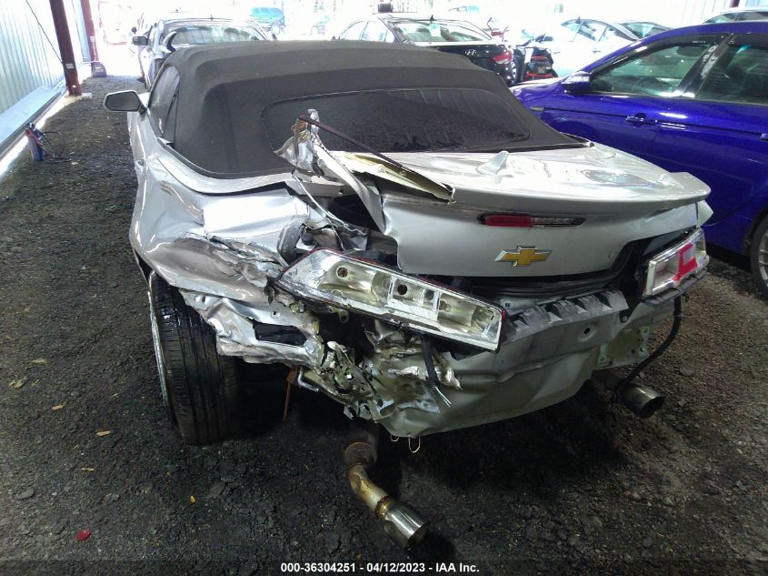 2015 CHEVROLET CAMARO LT - 2G1FD3D34F9151886