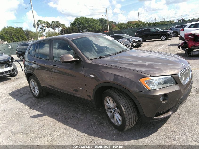 2013 BMW X3 XDRIVE28I - 5UXWX9C50D0D00730