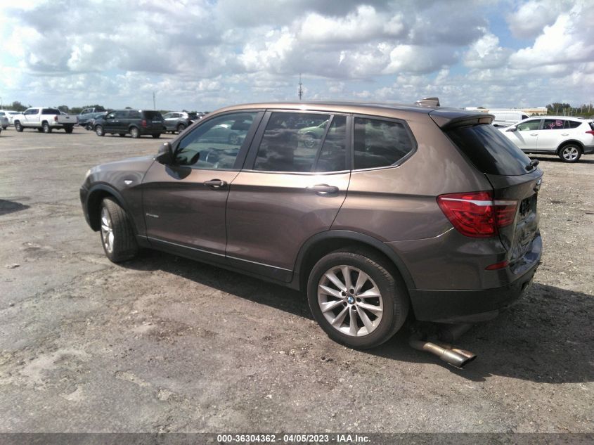 2013 BMW X3 XDRIVE28I - 5UXWX9C50D0D00730