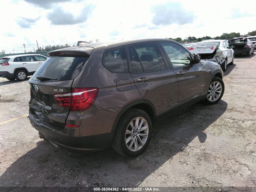 2013 BMW X3 XDRIVE28I - 5UXWX9C50D0D00730