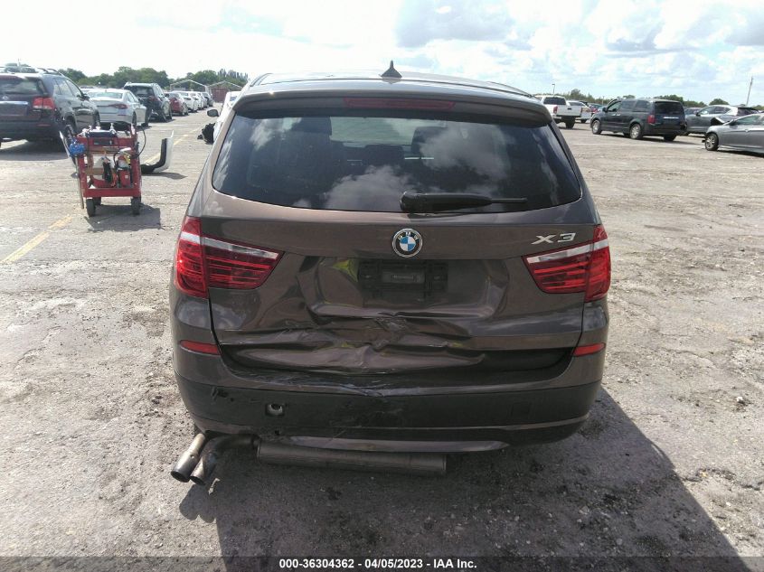 2013 BMW X3 XDRIVE28I - 5UXWX9C50D0D00730