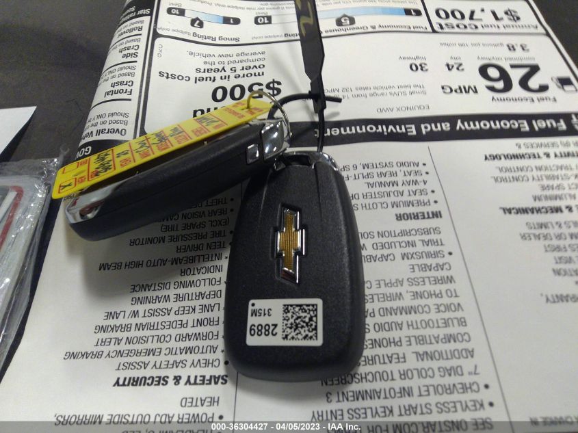 2023 CHEVROLET EQUINOX LS - 3GNAXSEG4PL203219