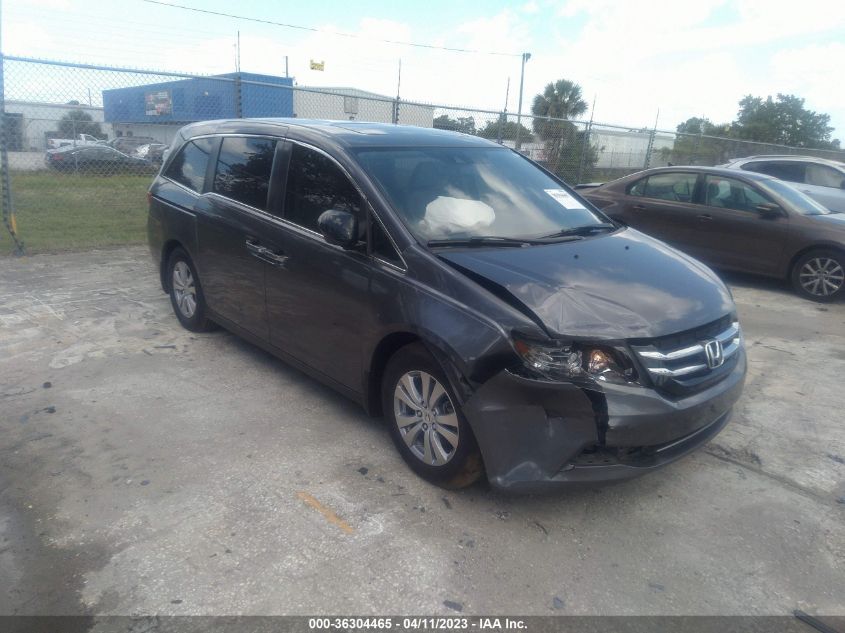 2016 HONDA ODYSSEY EX-L - 5FNRL5H67GB167245