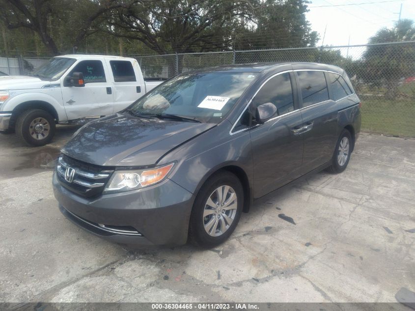 2016 HONDA ODYSSEY EX-L - 5FNRL5H67GB167245