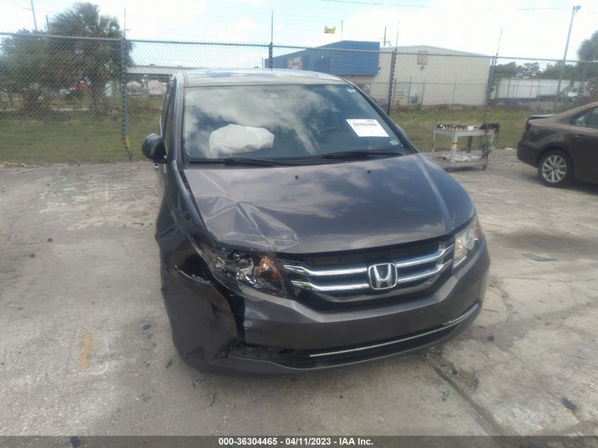 2016 HONDA ODYSSEY EX-L - 5FNRL5H67GB167245