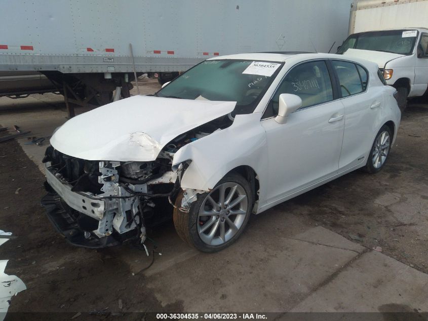2013 LEXUS CT 200H HYBRID - JTHKD5BHXD2155094