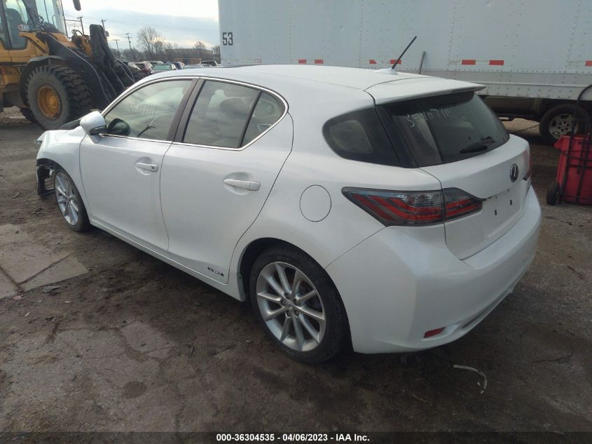 2013 LEXUS CT 200H HYBRID - JTHKD5BHXD2155094