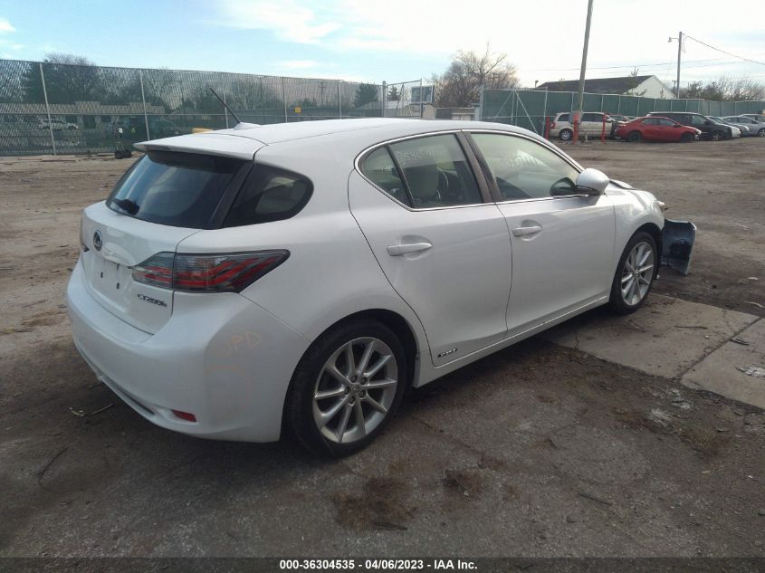 2013 LEXUS CT 200H HYBRID - JTHKD5BHXD2155094