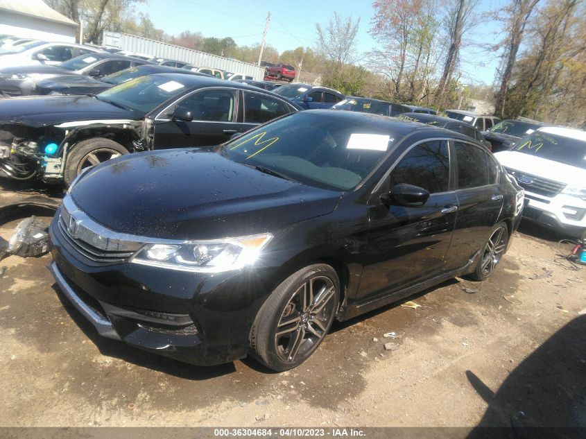 2016 HONDA ACCORD SEDAN SPORT - 1HGCR2F54GA041593