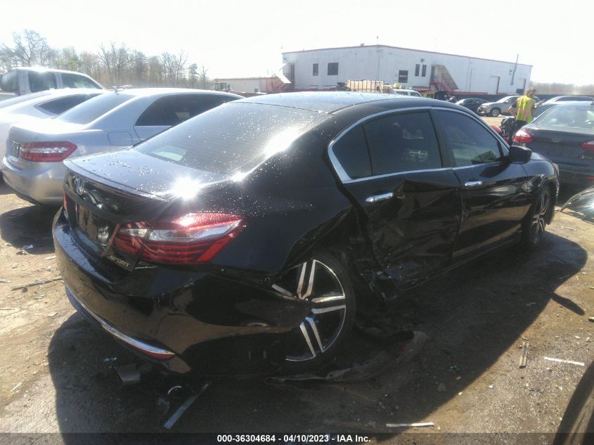 2016 HONDA ACCORD SEDAN SPORT - 1HGCR2F54GA041593