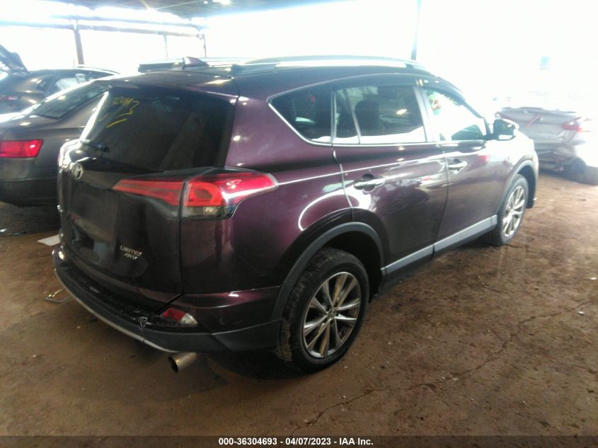 2016 TOYOTA RAV4 LIMITED - 2T3DFREVXGW490610