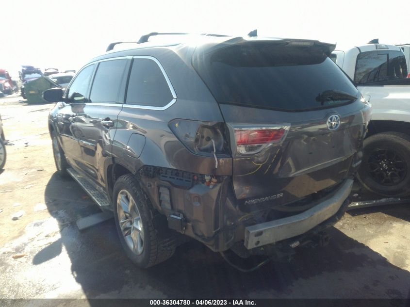 2016 TOYOTA HIGHLANDER HYBRID LIMITED - 5TDDCRFH0GS018631
