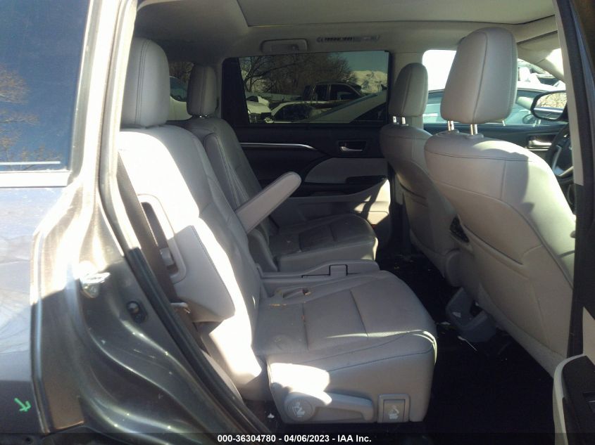 2016 TOYOTA HIGHLANDER HYBRID LIMITED - 5TDDCRFH0GS018631