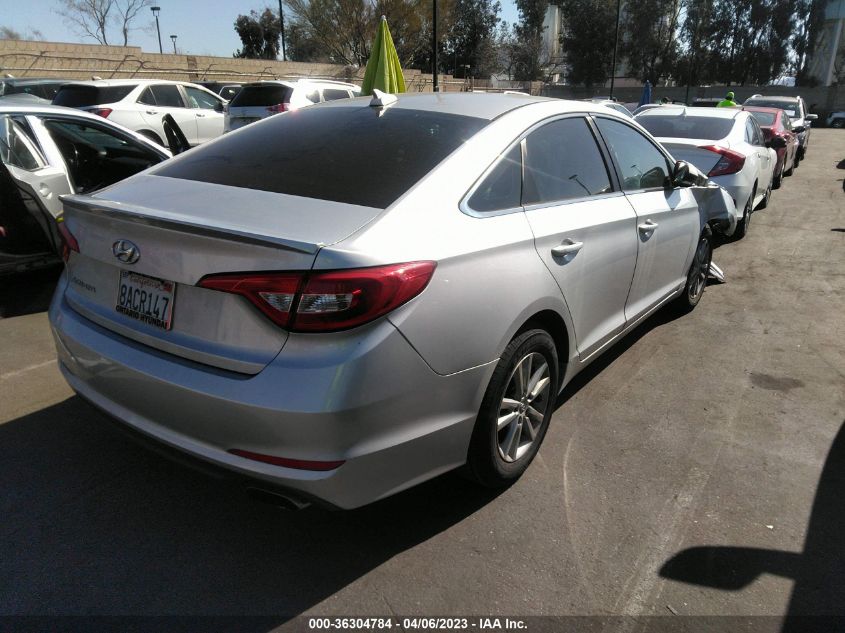 2017 HYUNDAI SONATA SE - 5NPE24AF8HH574452