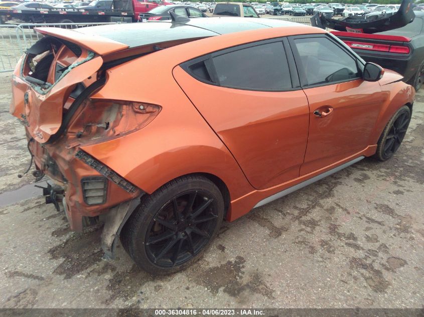 2015 HYUNDAI VELOSTER TURBO - KMHTC6AE3FU242313