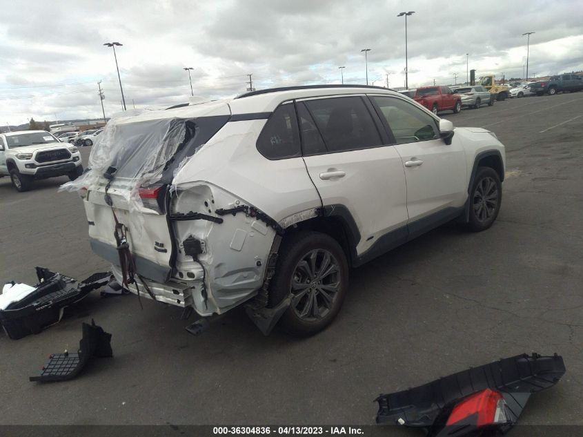 2022 TOYOTA RAV4 HYBRID XLE PREMIUM - JTMB6RFV5ND064825