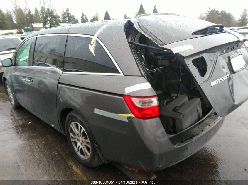 2013 HONDA ODYSSEY EX-L - 5FNRL5H62DB084429