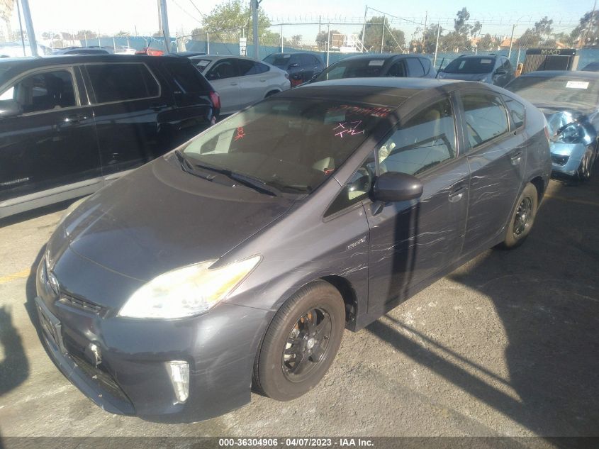 2013 TOYOTA PRIUS ONE/TWO/THREE/FOUR/FIVE - JTDKN3DU4D5549055