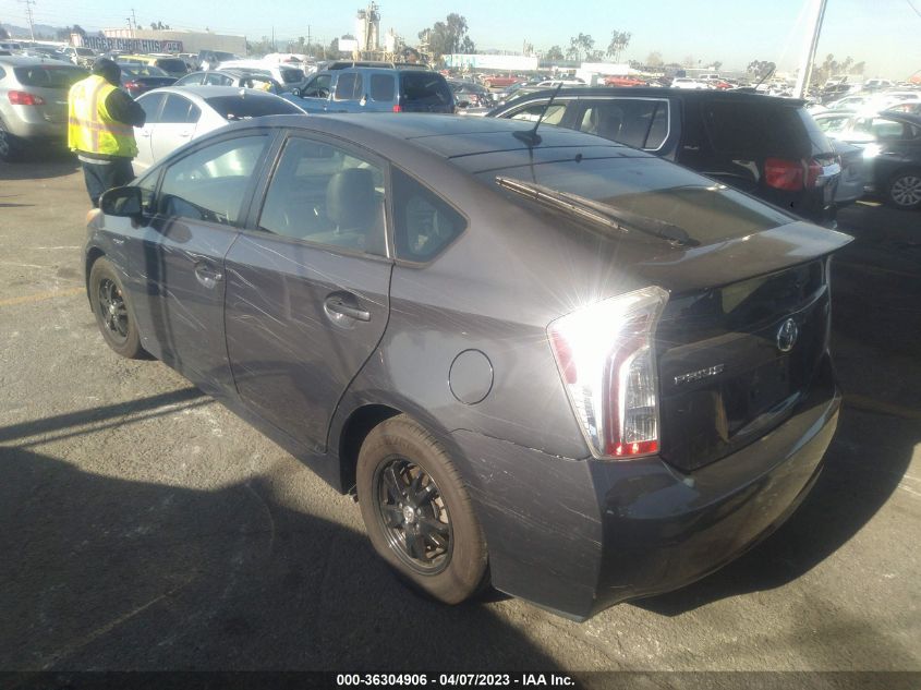 2013 TOYOTA PRIUS ONE/TWO/THREE/FOUR/FIVE - JTDKN3DU4D5549055
