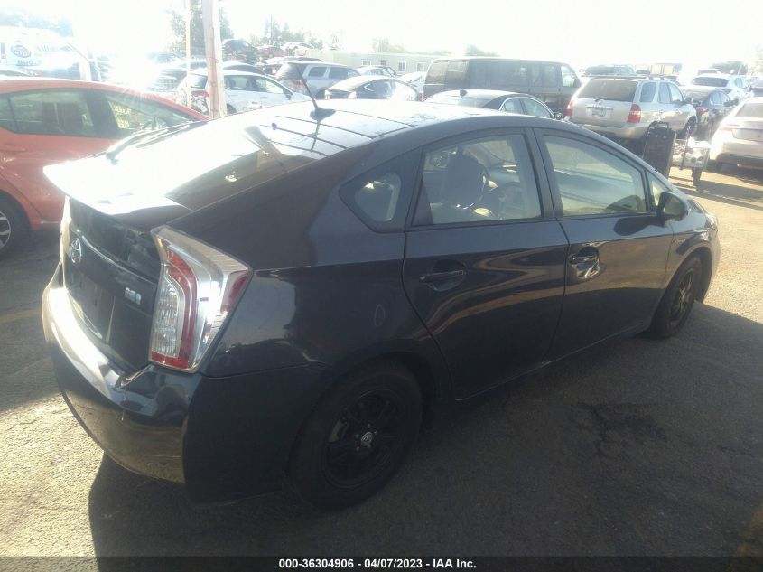 2013 TOYOTA PRIUS ONE/TWO/THREE/FOUR/FIVE - JTDKN3DU4D5549055