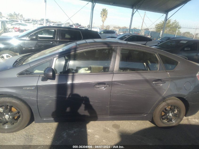 2013 TOYOTA PRIUS ONE/TWO/THREE/FOUR/FIVE - JTDKN3DU4D5549055