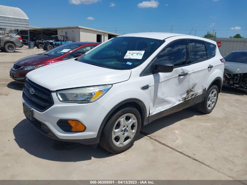 2017 FORD ESCAPE S - 1FMCU0F77HUA38492