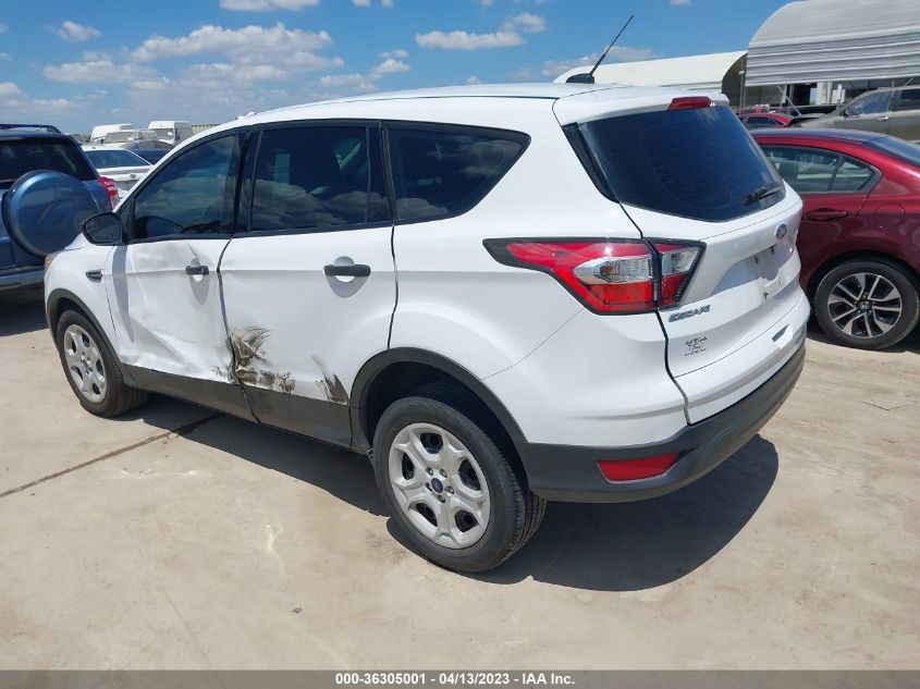 2017 FORD ESCAPE S - 1FMCU0F77HUA38492