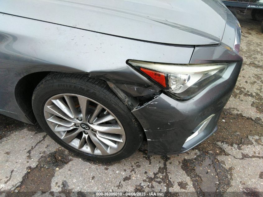 2018 INFINITI Q50 2.0T LUXE - JN1CV7AP4JM240782