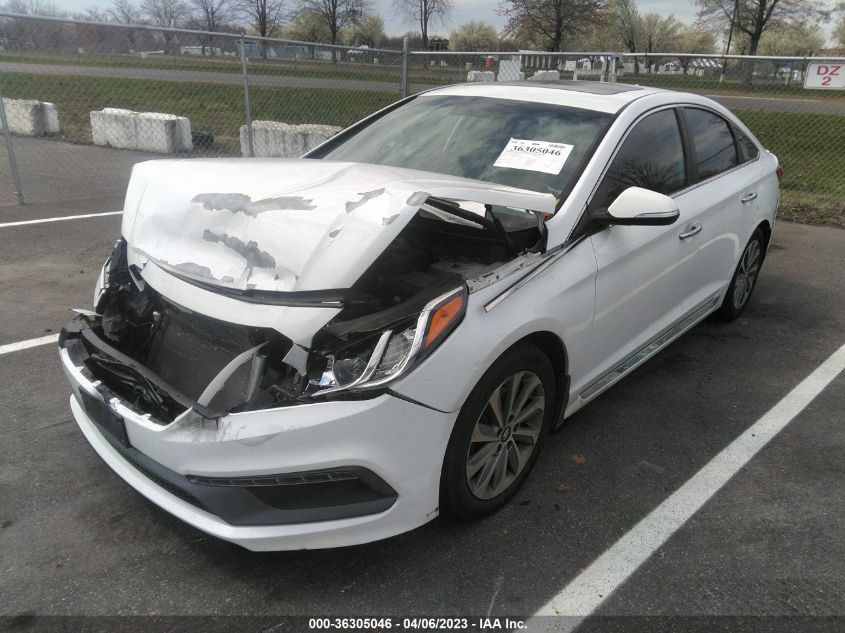 2017 HYUNDAI SONATA SPORT - 5NPE34AF6HH444862