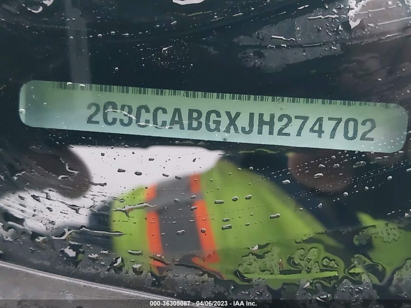 2018 CHRYSLER 300 300S - 2C3CCABGXJH274702