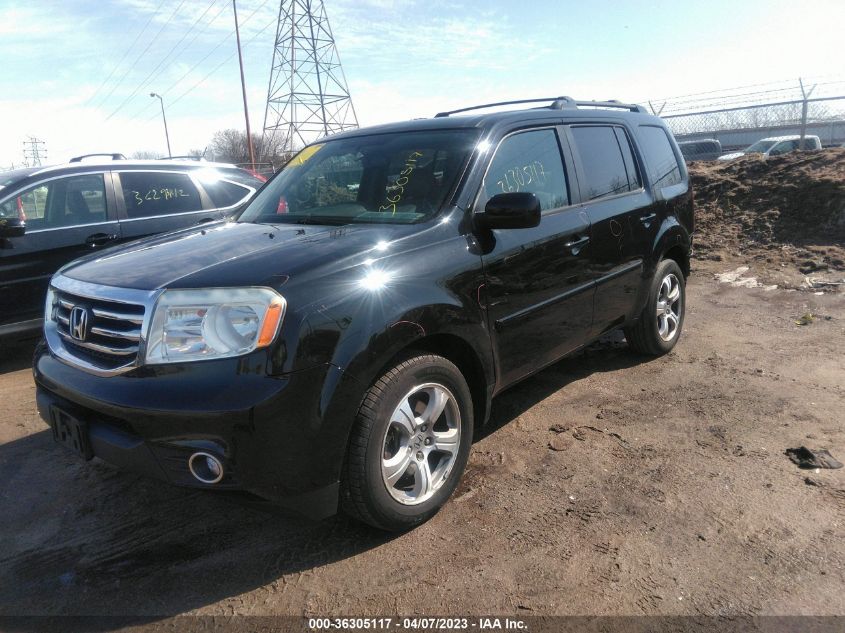 2014 HONDA PILOT EX-L - 5FNYF4H55EB031794