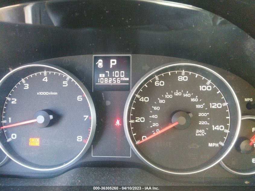 2013 SUBARU LEGACY 2.5I PREMIUM - 4S3BMBC63D3031837
