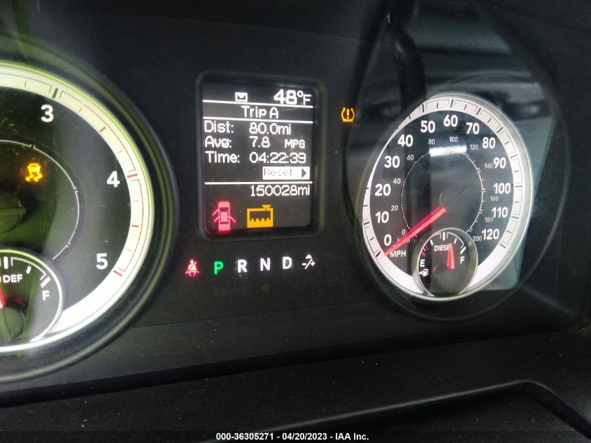 2013 RAM 2500 TRADESMAN - 3C6UR5HL9DG563754
