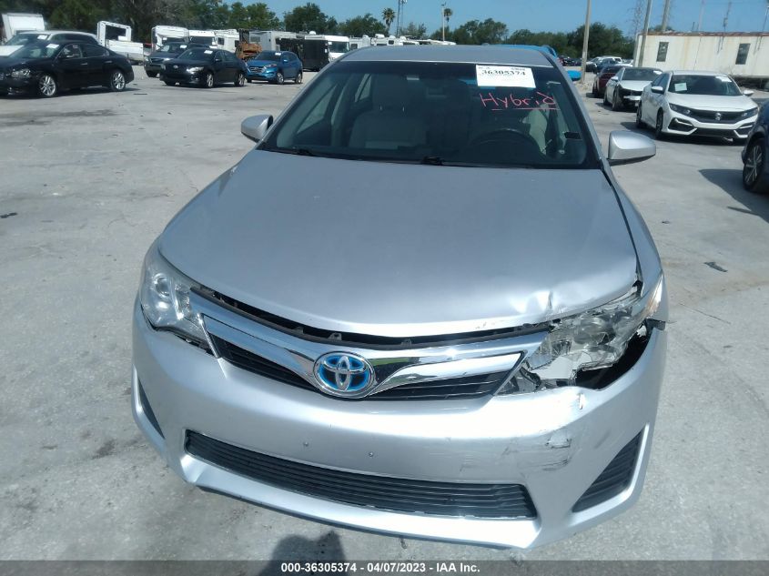 2013 TOYOTA CAMRY HYBRID LE - 4T1BD1FK3DU090282