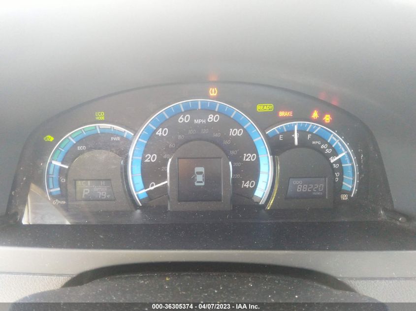 2013 TOYOTA CAMRY HYBRID LE - 4T1BD1FK3DU090282