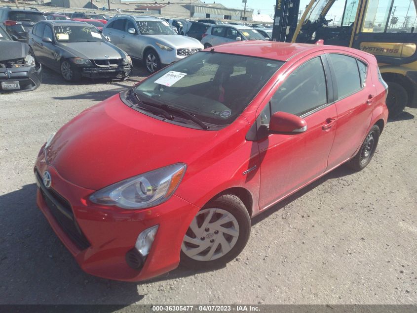 2015 TOYOTA PRIUS C ONE/TWO/THREE/FOUR - JTDKDTB39F1579854