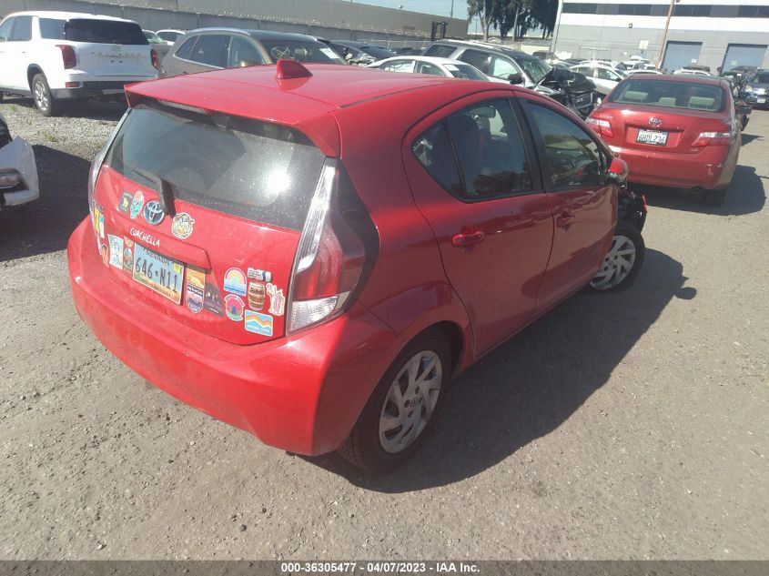 2015 TOYOTA PRIUS C ONE/TWO/THREE/FOUR - JTDKDTB39F1579854