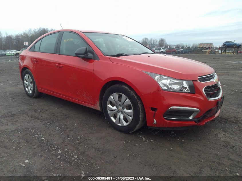 2015 CHEVROLET CRUZE LS - 1G1PA5SH9F7262121