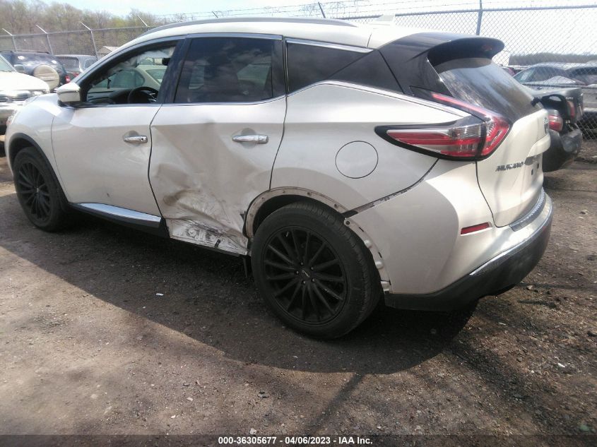 2018 NISSAN MURANO PLATINUM - 5N1AZ2MH5JN202886