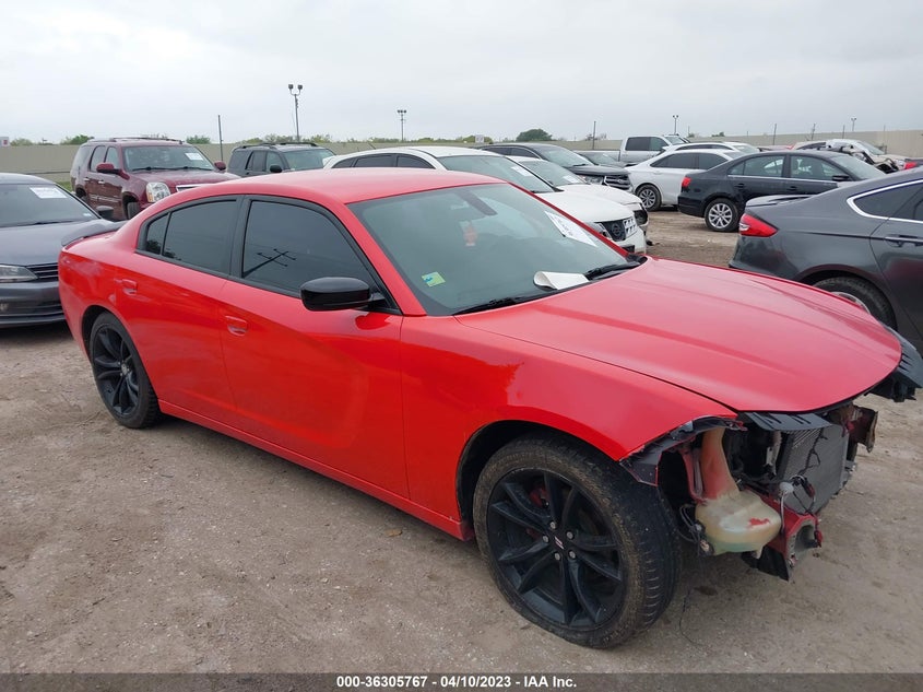 VIN 2C3CDXBG0JH186595 2018 DODGE CHARGER SXT