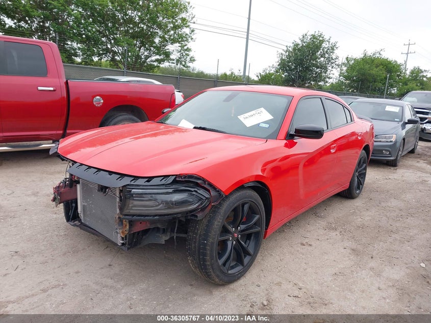 VIN 2C3CDXBG0JH186595 2018 DODGE CHARGER SXT