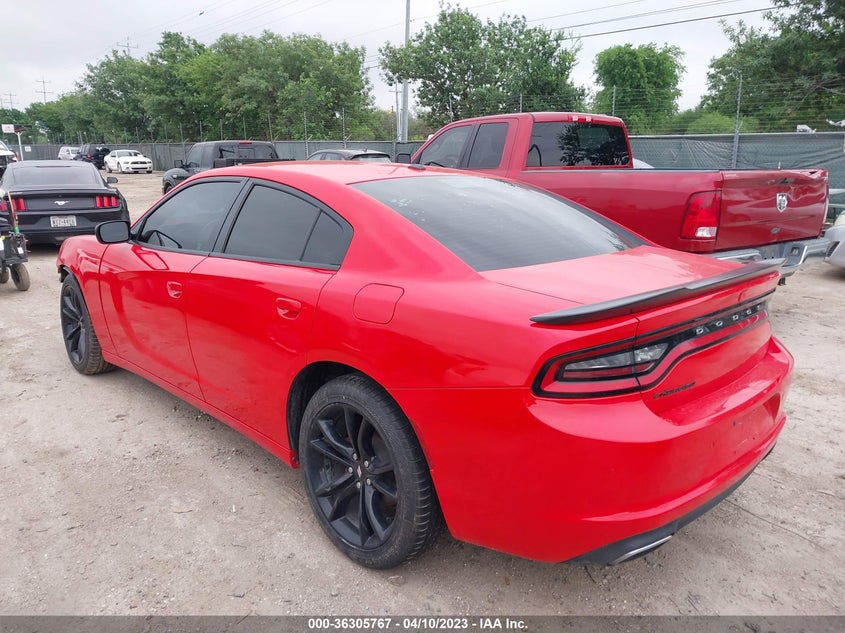 VIN 2C3CDXBG0JH186595 2018 DODGE CHARGER SXT