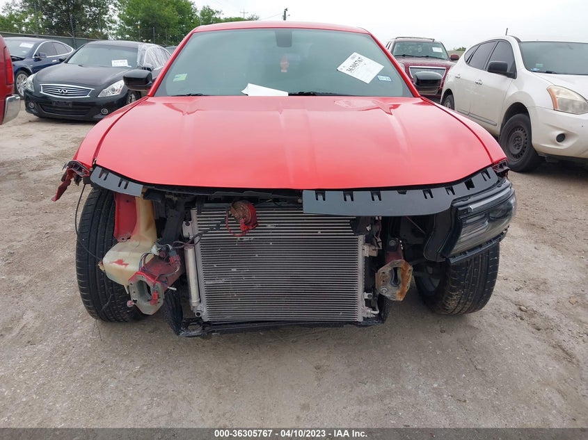 VIN 2C3CDXBG0JH186595 2018 DODGE CHARGER SXT