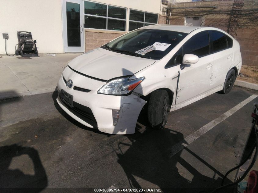 2015 TOYOTA PRIUS FOUR - JTDKN3DUXF1895685